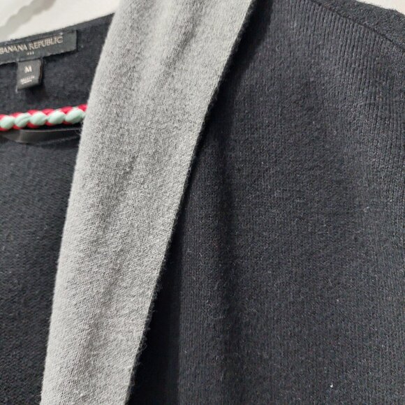 Banana Republic Chic Comfy Hooded Open-Front Cardigan Sweater Size M - Picture 3 of 7